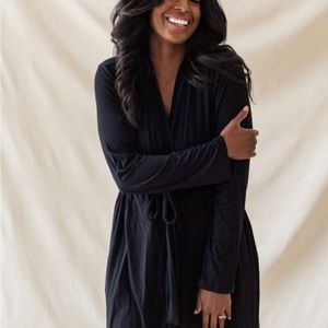 Kyte Baby Women’s Lounge Robe in Midnight